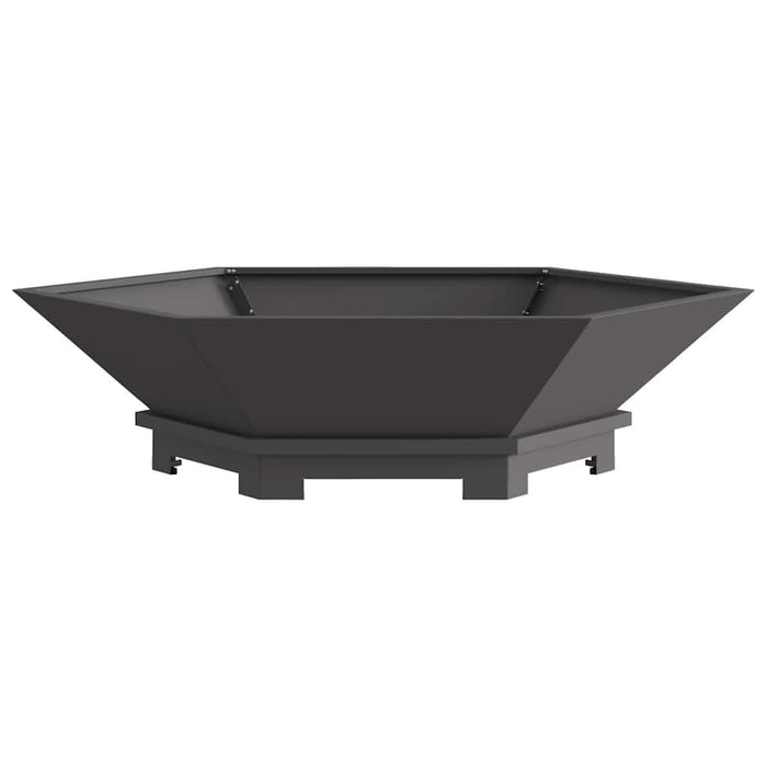 Cuptor de foc Negru 100 x 100 x 28 cm Oțel - WALTI WALTI