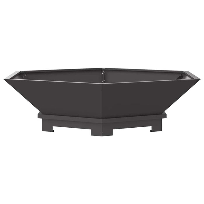Cuptor de foc Negru 100 x 100 x 28 cm Oțel - WALTI WALTI