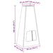 Cuptor de foc Maro 50 x 35 x 100 cm - WALTI WALTI
