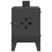 Aragaz pentru camping cu aerisire de aer Negru 35 x 50 x 60 cm - WALTI WALTI