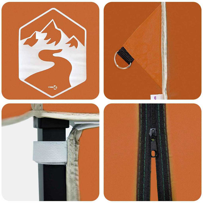 Cort cu Copertină Portocaliu 200 x 200 cm Tafeta Oxford - WALTI WALTI