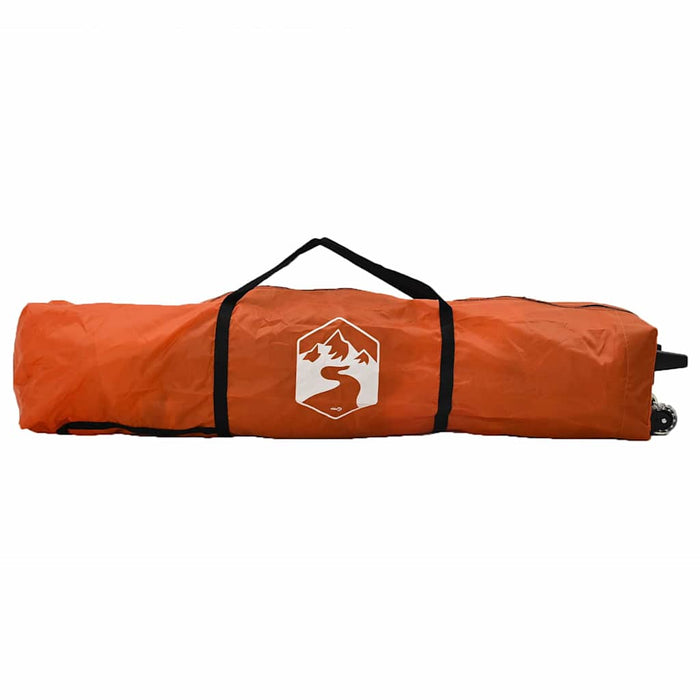 Cort cu Copertină Manual Portocaliu 395 x 395 x 251 cm țesătură - WALTI WALTI