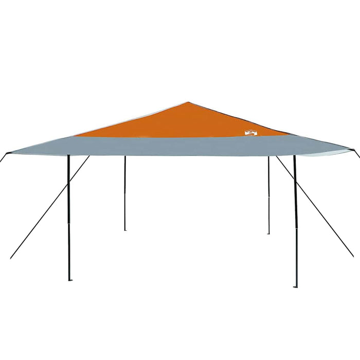 Cort cu Copertină Manual Portocaliu 395 x 395 x 251 cm țesătură - WALTI WALTI
