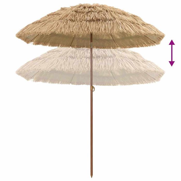 Parasol de Grădină natural 160 x 160 x 196 cm - WALTI WALTI