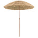 Parasol de Plajă natural 255 x 255 x 255 cm Poliester și oțel - WALTI WALTI