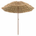 Parasol de Plajă natural 255 x 255 x 255 cm Poliester și oțel - WALTI WALTI