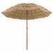 Parasol de Plajă natural 255 x 255 x 255 cm Poliester și oțel - WALTI WALTI