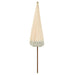 Parasol de Plajă Galben și alb 205 x 205 x 210 cm - WALTI WALTI