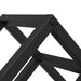 Raft pentru vin Negru 63 x 16.5 x 25 cm - WALTI WALTI