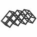 Raft pentru vin Negru 63 x 16.5 x 25 cm - WALTI WALTI
