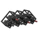Raft pentru vin Negru 63 x 16.5 x 25 cm - WALTI WALTI