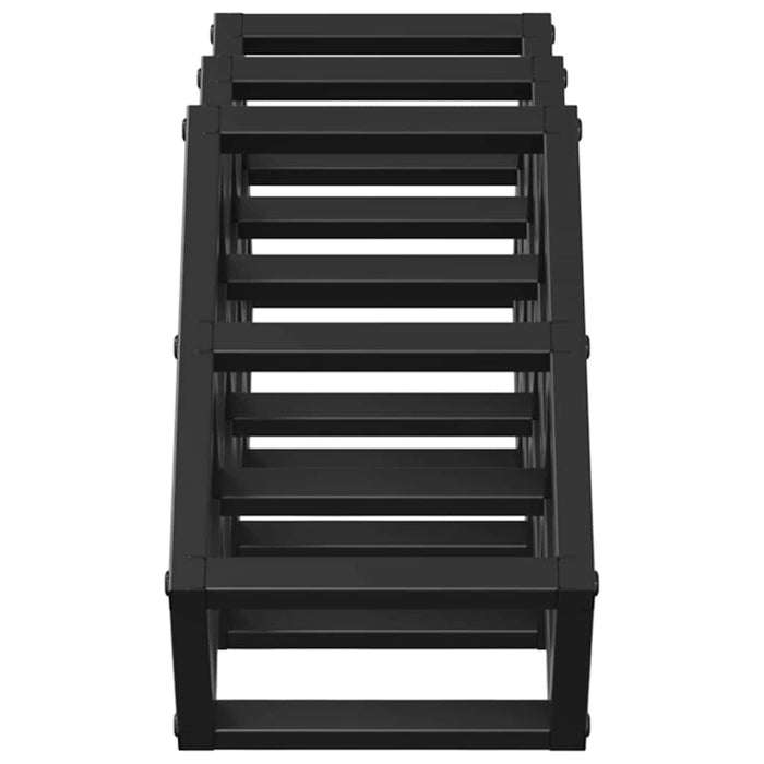 Raft pentru vin Negru 63 x 16.5 x 25 cm - WALTI WALTI