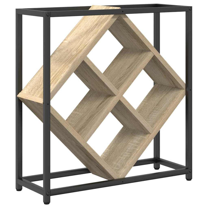 Raft pentru vin Stejar sonoma 51 x 18 x 52.5 cm Lemn compozit - WALTI WALTI