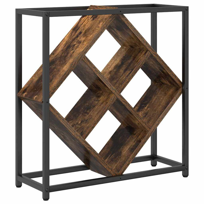 Raft pentru vin Stejar afumat 51 x 18 x 52.5 cm Lemn compozit - WALTI WALTI