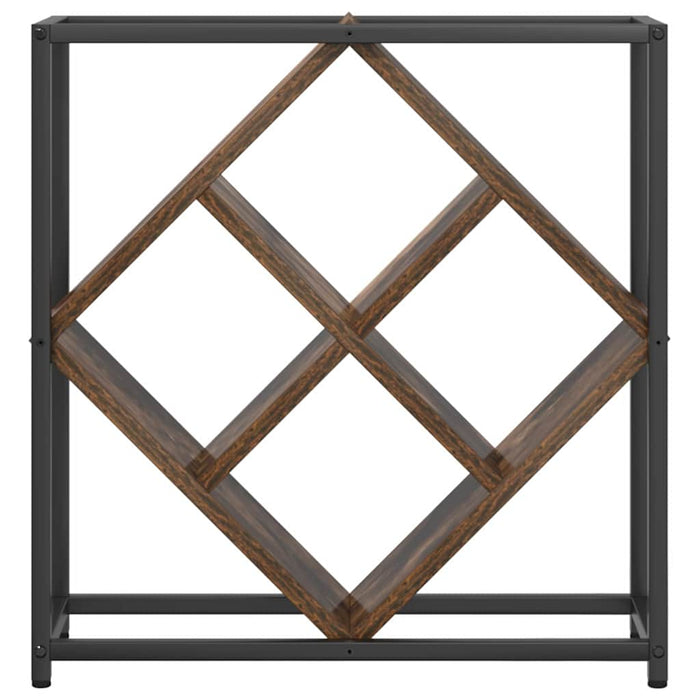 Raft pentru vin Stejar afumat 51 x 18 x 52.5 cm Lemn compozit - WALTI WALTI