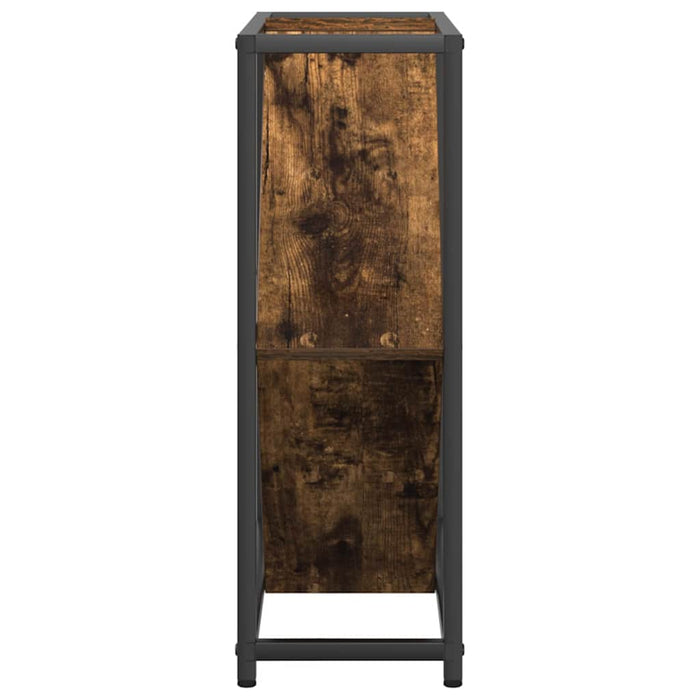 Raft pentru vin Stejar afumat 51 x 18 x 52.5 cm Lemn compozit - WALTI WALTI