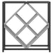 Raft pentru vin Gri 51 x 18 x 52.5 cm Lemn compozit - WALTI WALTI