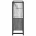 Raft pentru vin Gri 51 x 18 x 52.5 cm Lemn compozit - WALTI WALTI
