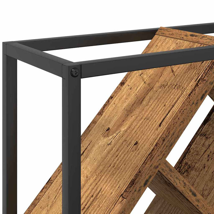 Raft pentru vin Lemn vechi 51 x 18 x 52.5 cm Lemn compozit - WALTI WALTI