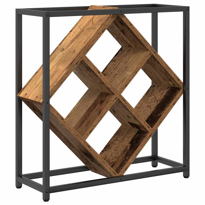 Raft pentru vin Lemn vechi 51 x 18 x 52.5 cm Lemn compozit - WALTI WALTI