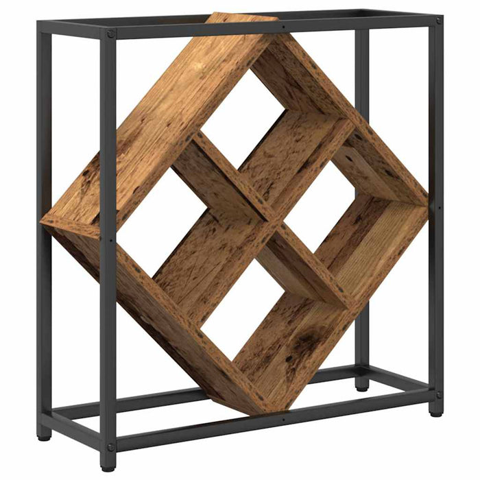 Raft pentru vin Lemn vechi 51 x 18 x 52.5 cm Lemn compozit - WALTI WALTI