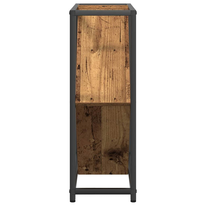 Raft pentru vin Lemn vechi 51 x 18 x 52.5 cm Lemn compozit - WALTI WALTI