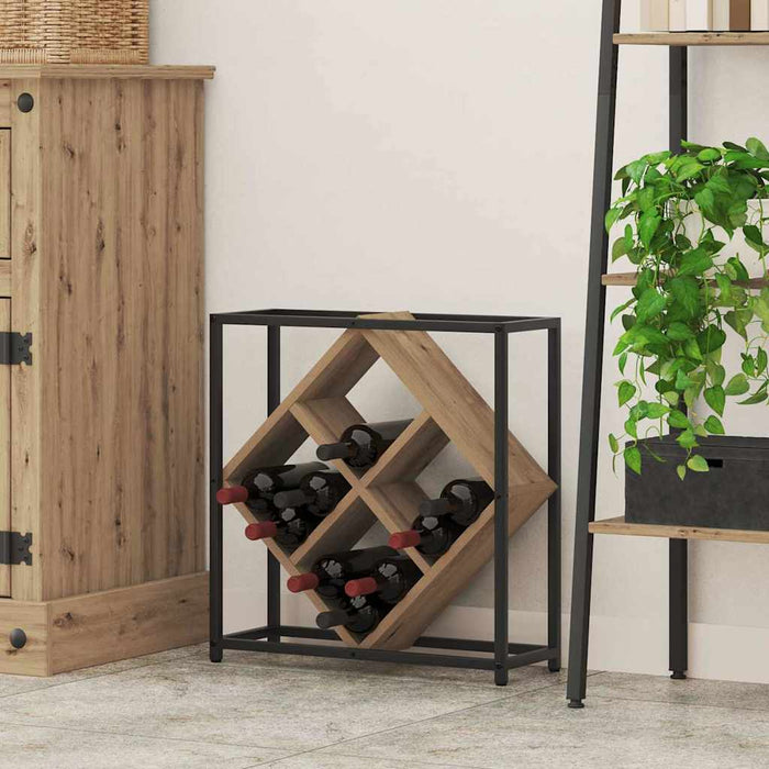 Raft pentru vin stejar artizanal 51 x 18 x 52.5 cm - WALTI WALTI
