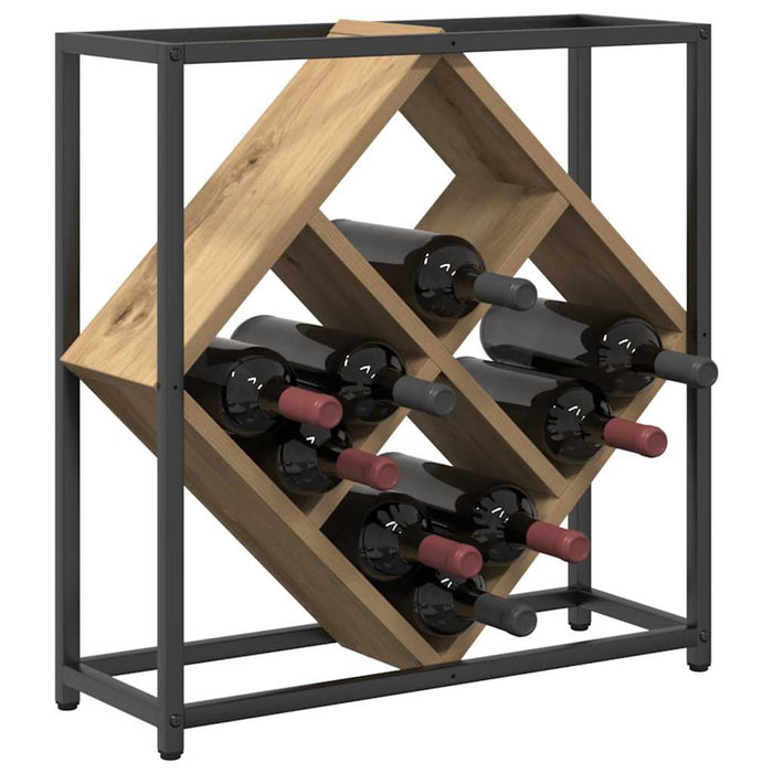 Raft pentru vin stejar artizanal 51 x 18 x 52.5 cm - WALTI WALTI