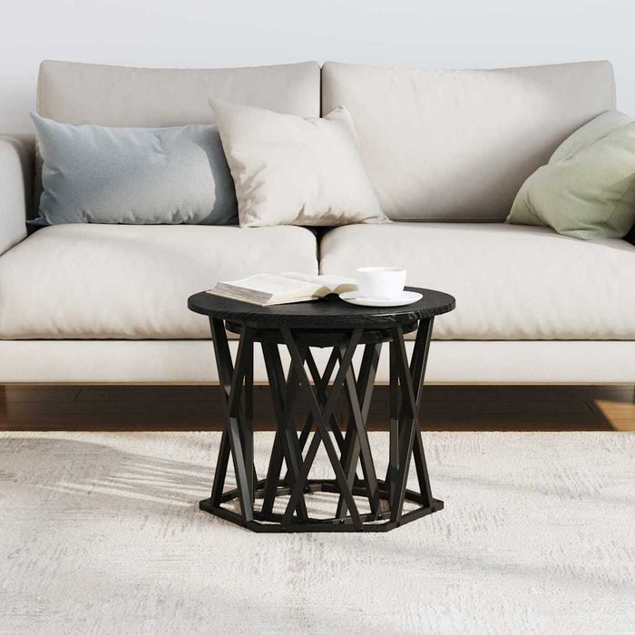 Masă laterală 2 pcs Stejar negru 50 x 50 x 40 cm - WALTI WALTI