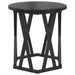 Masă laterală 2 pcs Stejar negru 50 x 50 x 40 cm - WALTI WALTI