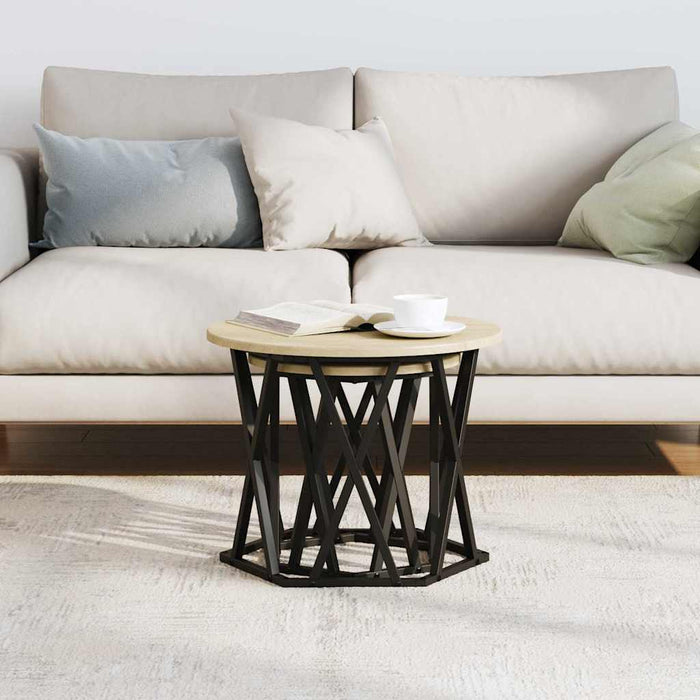 Masă laterală 2 pcs Stejar sonoma 50 x 50 x 40 cm - WALTI WALTI