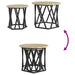 Masă laterală 2 pcs Stejar sonoma 50 x 50 x 40 cm - WALTI WALTI