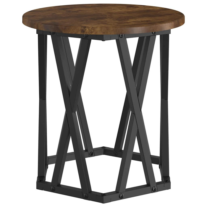 Masă laterală 2 pcs Stejar afumat 50 x 50 x 40 cm - WALTI WALTI
