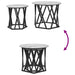 Masă laterală 2 pcs sonoma gri 50 x 50 x 40 cm - WALTI WALTI