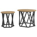 Masă laterală 2 pcs stejar artizanal 50 x 50 x 40 cm - WALTI WALTI