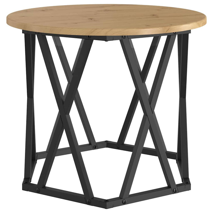Masă laterală 2 pcs stejar artizanal 50 x 50 x 40 cm - WALTI WALTI