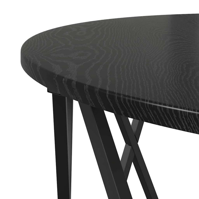 Masă de cafea Stejar negru 80 x 80 x 42 cm - WALTI WALTI