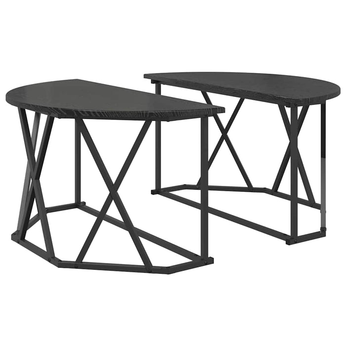 Masă de cafea Stejar negru 80 x 80 x 42 cm - WALTI WALTI