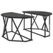 Masă de cafea Stejar negru 80 x 80 x 42 cm - WALTI WALTI