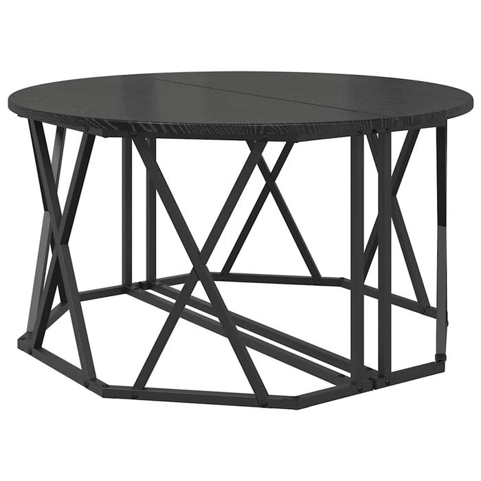 Masă de cafea Stejar negru 80 x 80 x 42 cm - WALTI WALTI