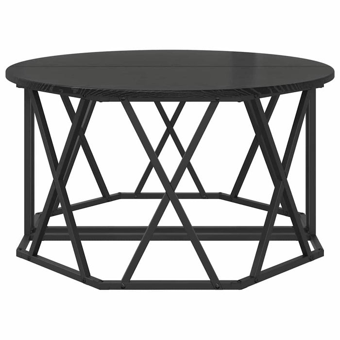 Masă de cafea Stejar negru 80 x 80 x 42 cm - WALTI WALTI