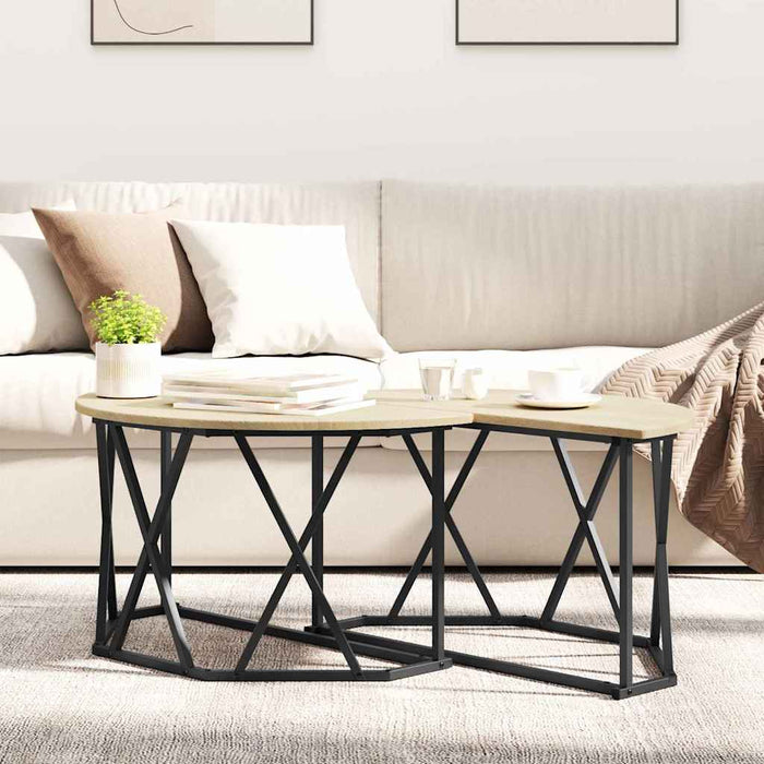 Masă de cafea Stejar sonoma 80 x 80 x 42 cm - WALTI WALTI
