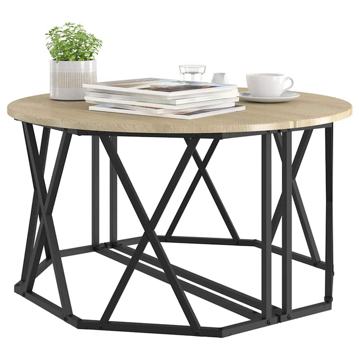Masă de cafea Stejar sonoma 80 x 80 x 42 cm - WALTI WALTI