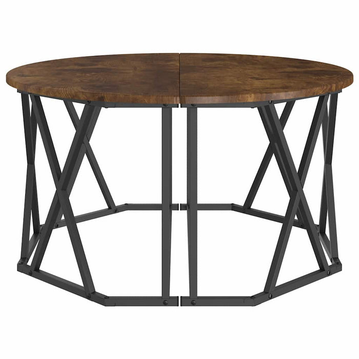 Masă de cafea Stejar afumat 80 x 80 x 42 cm - WALTI WALTI