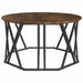 Masă de cafea Stejar afumat 80 x 80 x 42 cm - WALTI WALTI