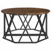 Masă de cafea Stejar afumat 80 x 80 x 42 cm - WALTI WALTI