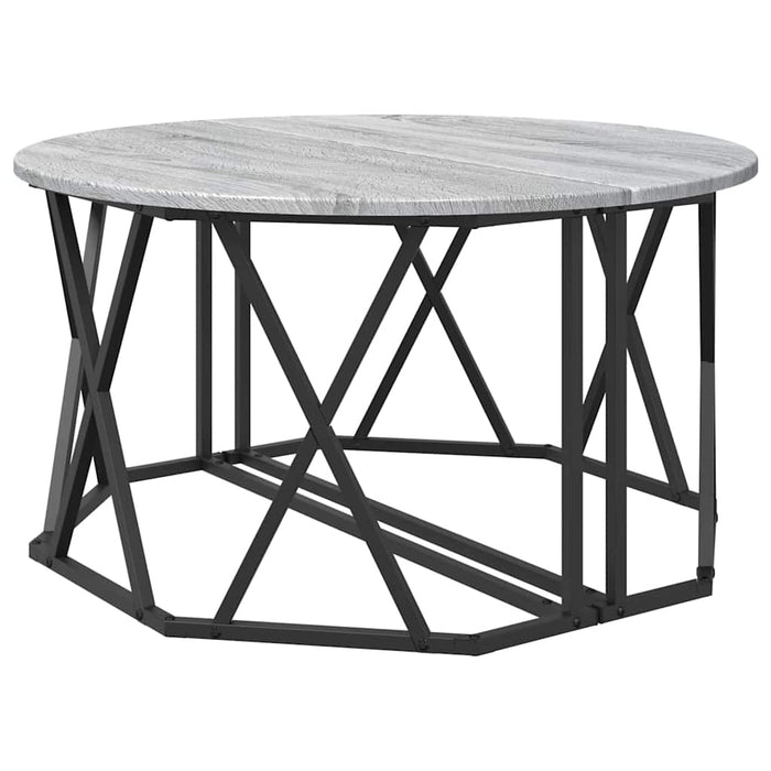 Masă de cafea sonoma gri 80 x 80 x 42 cm - WALTI WALTI
