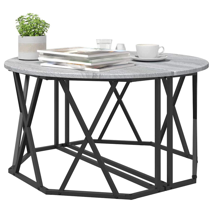 Masă de cafea sonoma gri 80 x 80 x 42 cm - WALTI WALTI