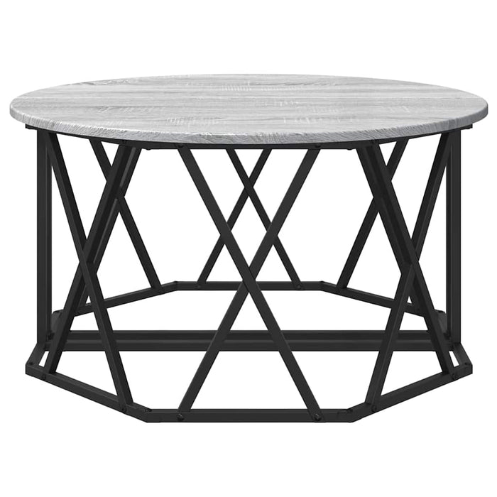 Masă de cafea sonoma gri 80 x 80 x 42 cm - WALTI WALTI