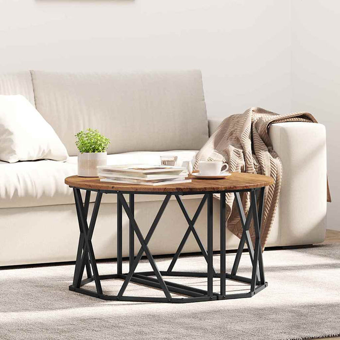 Masă de cafea Lemn vechi 80 x 80 x 42 cm - WALTI WALTI